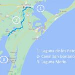 El canal San Gonzalo une las lagunas Merin y De los Patos
